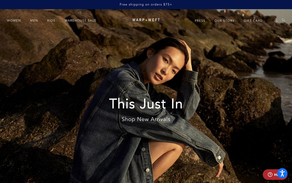 Warp + Weft website