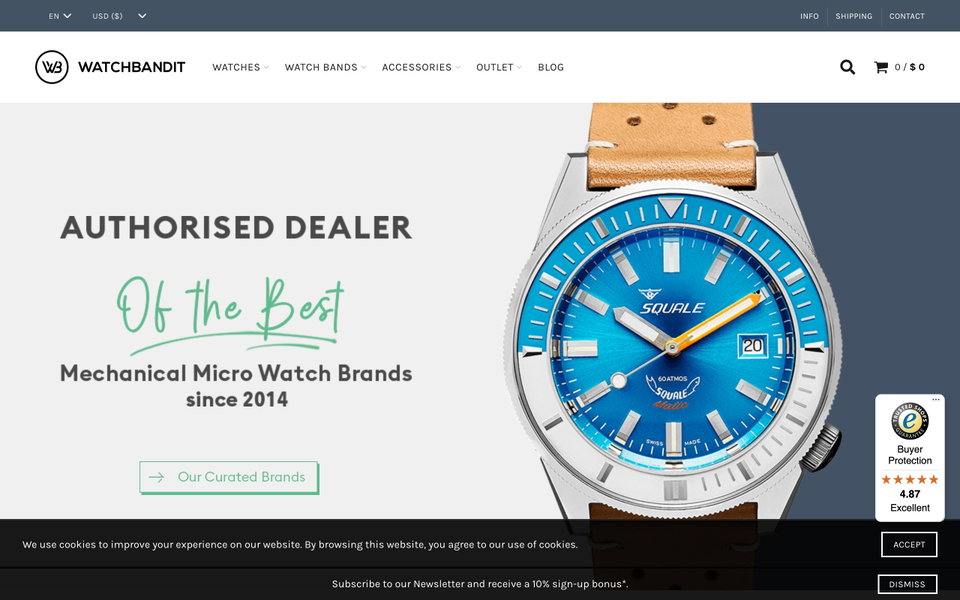 WatchBandit website