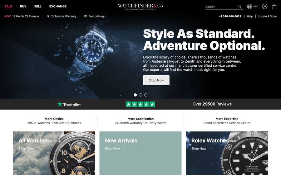 Watchfinder on Shomp