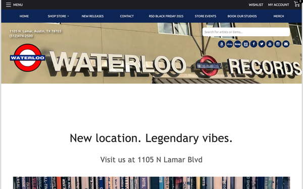 Waterloo Records screenshot