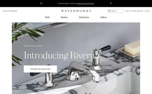 Waterworks website screenshot