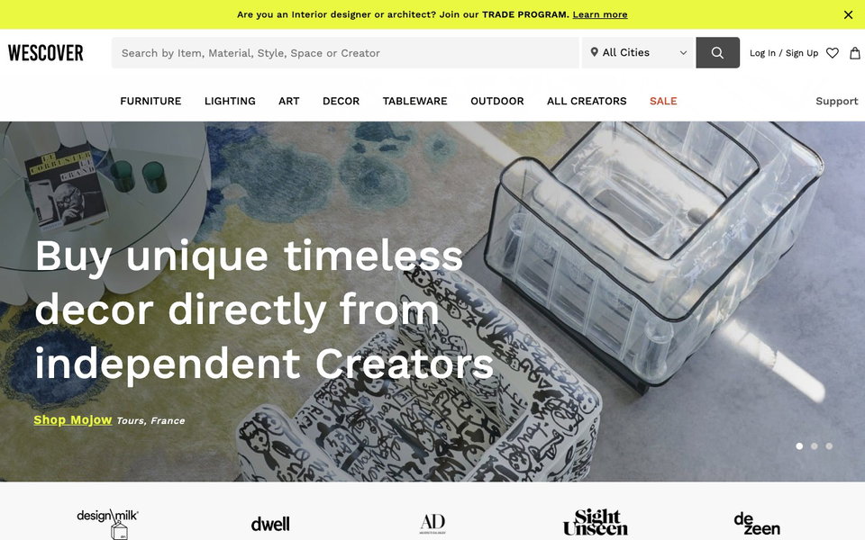 Wescover website