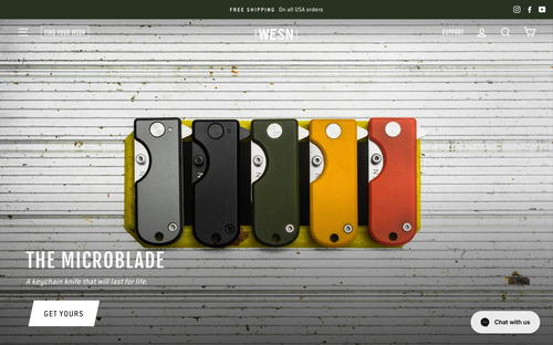 WESN website screenshot