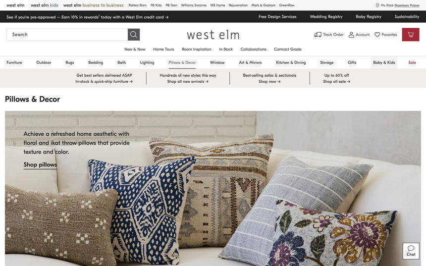 west elm on Shomp