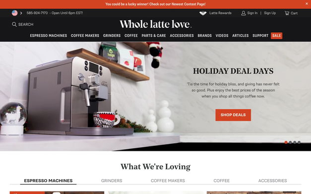 Whole Latte Love on Shomp