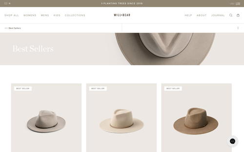 Will & Bear website screenshot