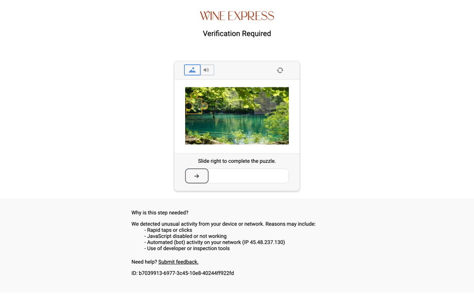 Wine Express website