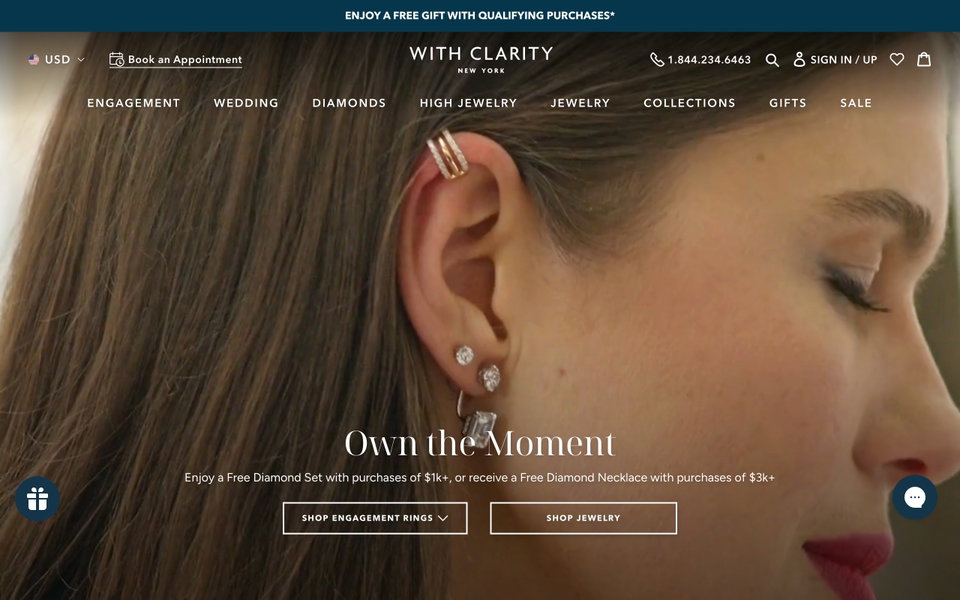 With Clarity website