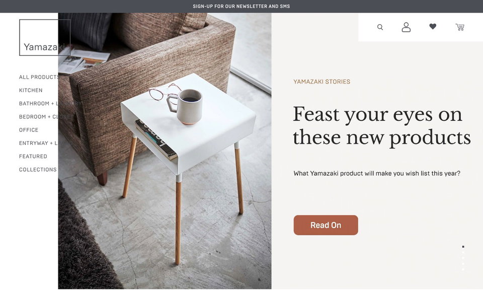 Yamazaki Home website