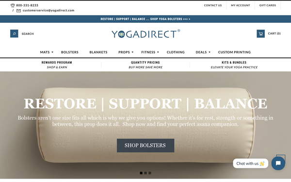 Yoga Direct screenshot