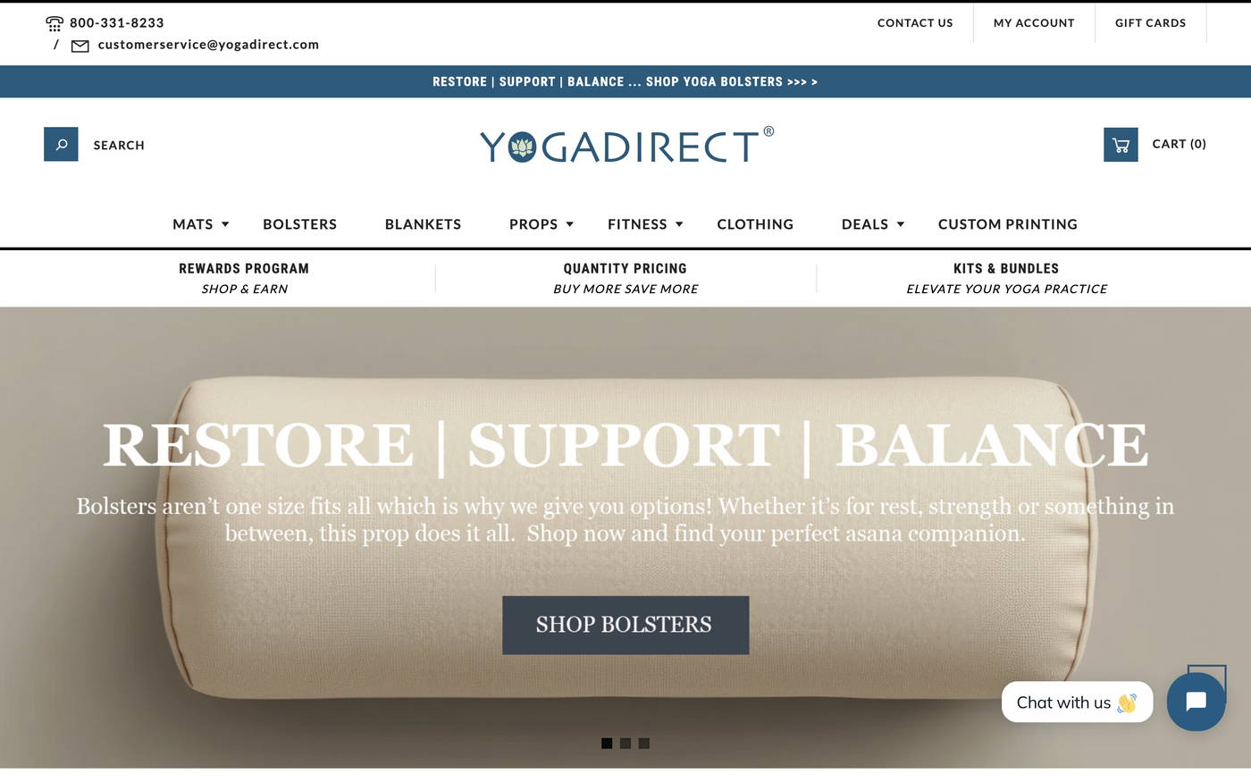 Yoga Direct screenshot