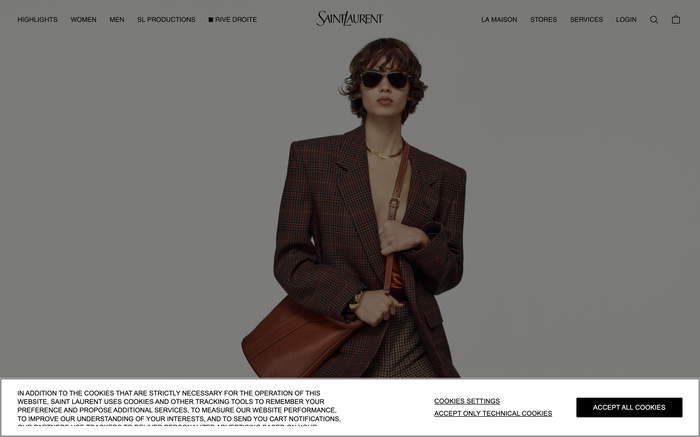 Yves Saint Laurent screenshot