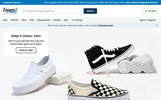 Zappos on Shomp