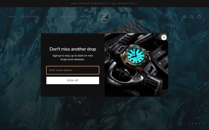 Zelos Watches screenshot