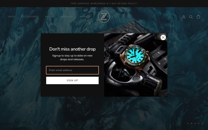Zelos Watches screenshot